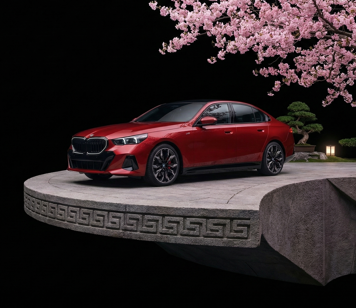 Красная машина