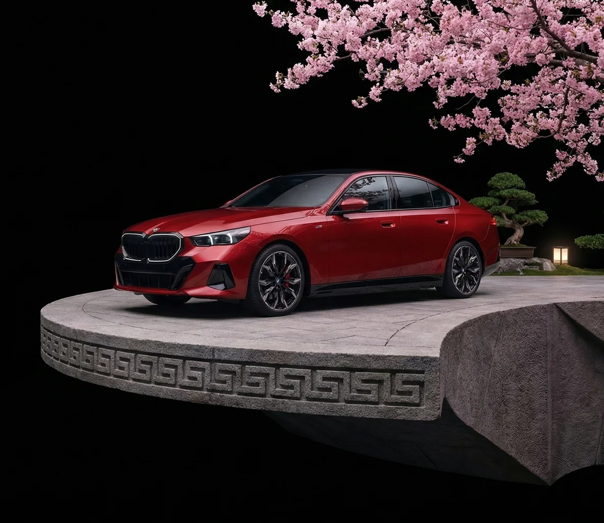 Красная машина